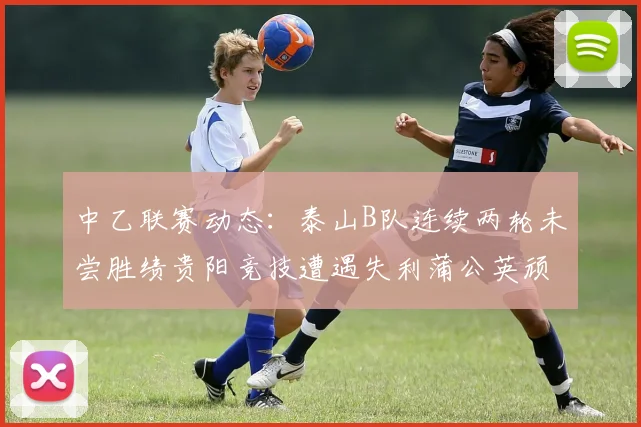 中乙联赛动态：泰山B队连续两轮未尝胜绩贵阳竞技遭遇失利蒲公英顽强战平